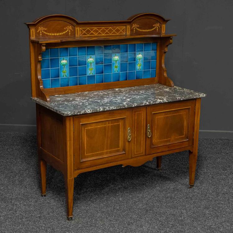 Edwardian Mahogany Washstand