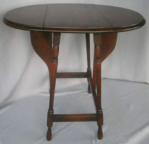ANTIQUE BUTTERFLY DROP LEAF TABLE ORIGINAL FINISH 22 3/4"H CA EARLY 1900's