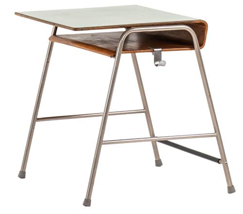 Arne Jacobsen Munkegaard School Desk Produced by Fritz Hansen in Denmark