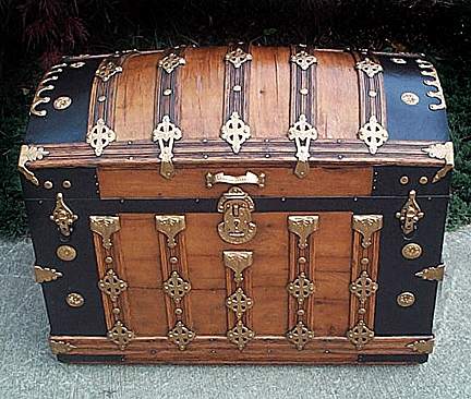 How To Determine The Age of An Antique Steamer Trunk 