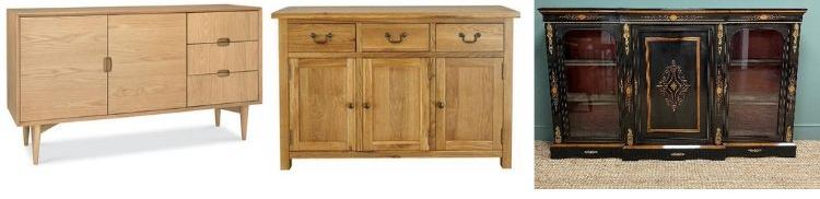 What is the difference between a Sideboard, a Buffet and a Credenza