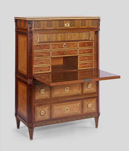 drop-leaf ‘secretaire a abattant’ desk