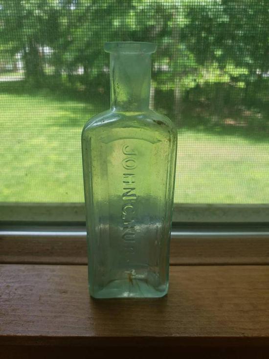 Antique John C. Hurst Druggist Philada Bottle