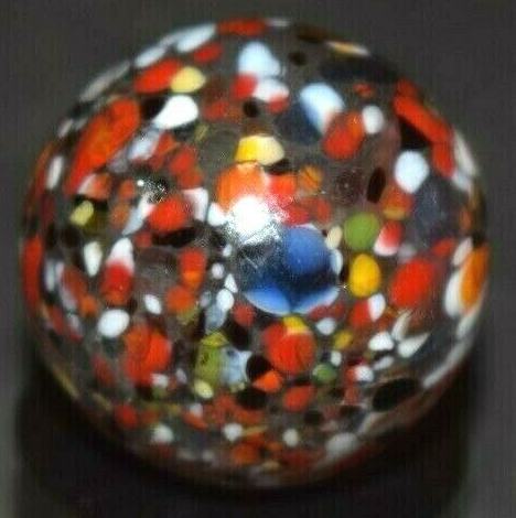 German Handmade Transparent Speckled End-Of-Days Marble