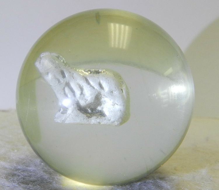 Vintage German Handmade Sulphide Sulfide Marble 1.49 Inches