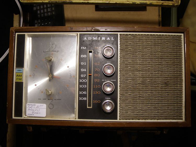 Admiral clock-radio