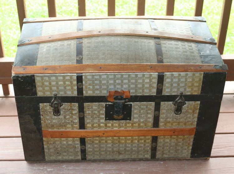 Antique Dome Topped Steamer Trunk