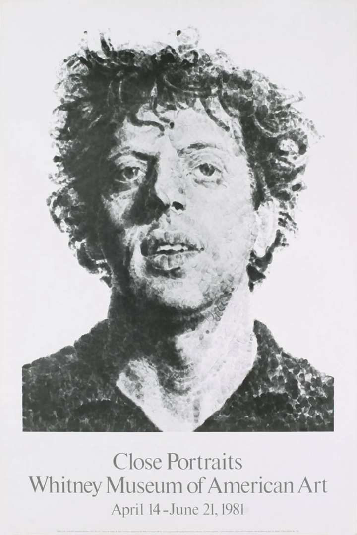 Chuck Close - 1981 Poster