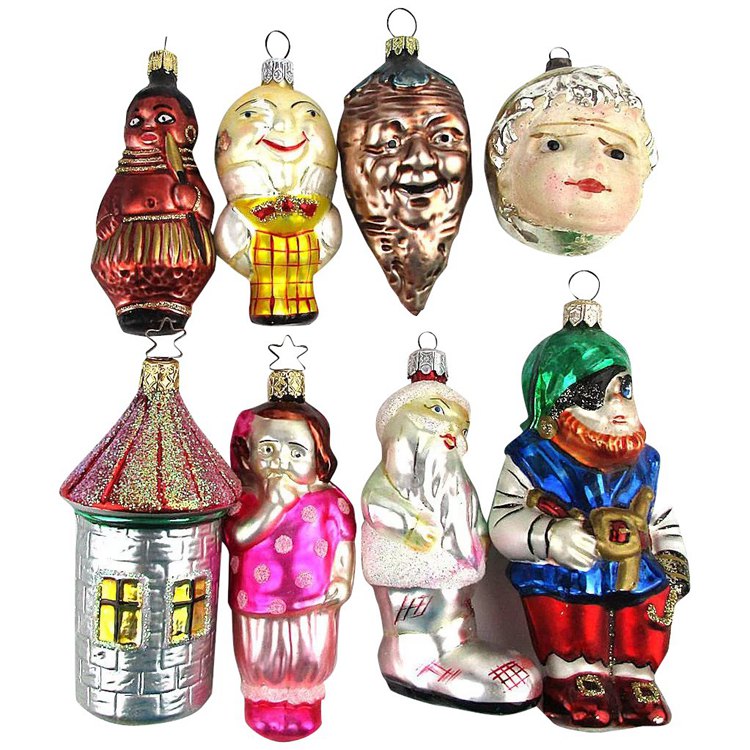 Figural Glass Ornaments