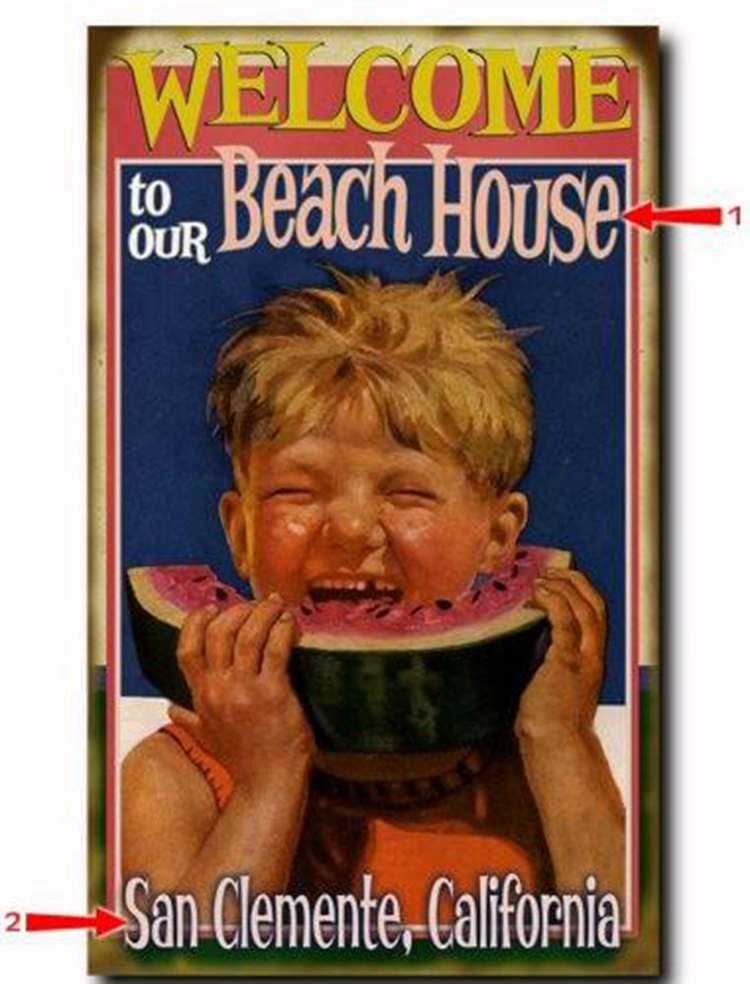 11. Welcome To Our Beach House