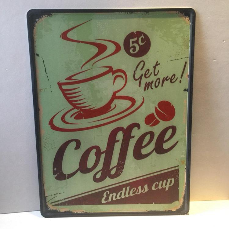 12. Coffee Shop Sign Endless Cup