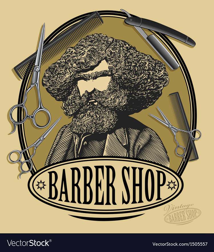 33. Barber Vintage Profession Sign
