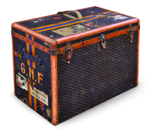 A circa-1900 E. Goyard trunk