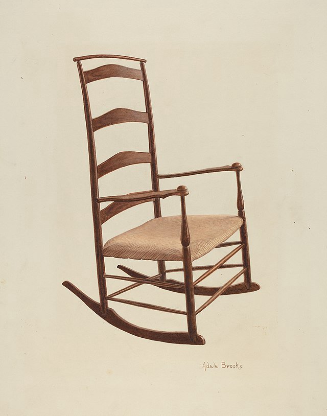 Adele Brooks, Shaker Chair - Rocker, c. 1939