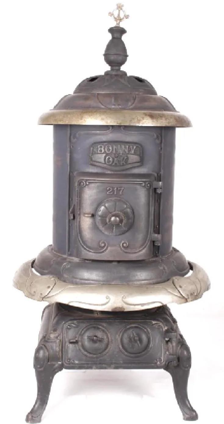 Bonny Oak #217 Cylinder Wood Burning Parlor Stove