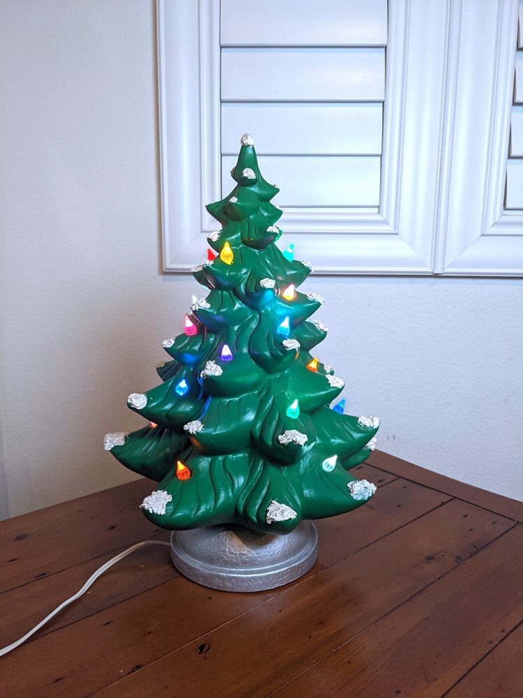 Ceramic Light-up Christmas Tree