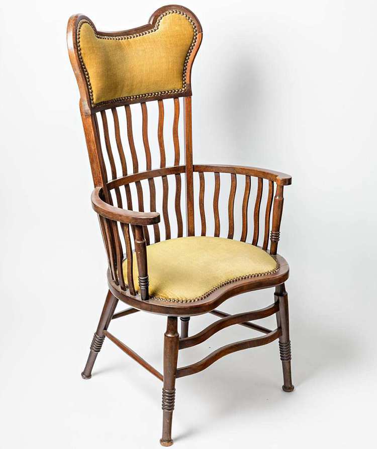 Elegant Arts & Crafts 1900 Armchair or Chair Mid-20th Century Design Thonet