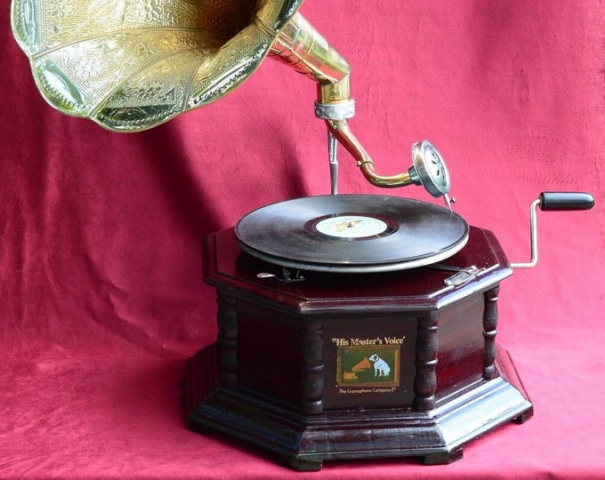 Vintage Gramophone Record Player