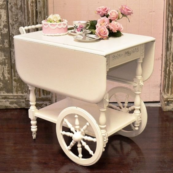 refinished Victorian Tea Cart