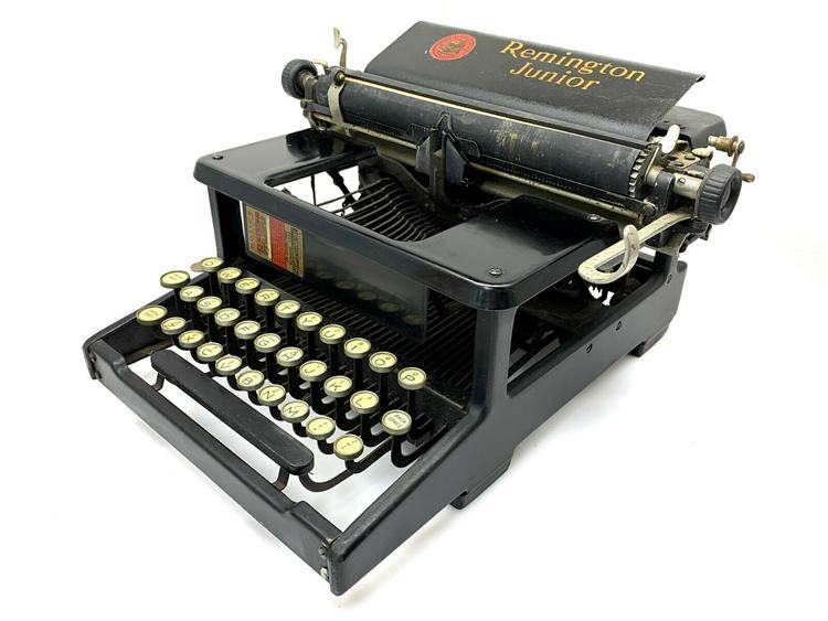 1917 REMINGTON JUNIOR TYPEWRITER Schreibmaschine Machine a Ecrire Antique Vtg