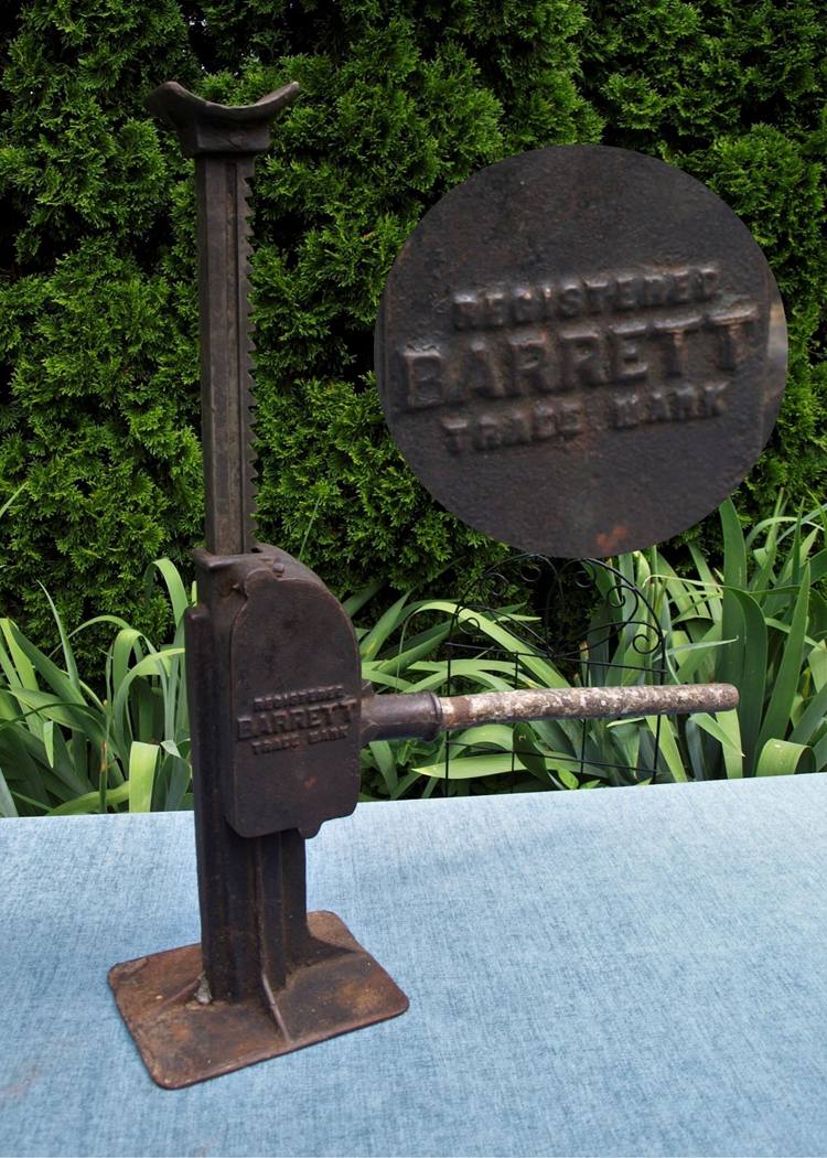 Antique Barrett No. 1 The Duff Mfg Co. Railroad Ratchet Lever Jack