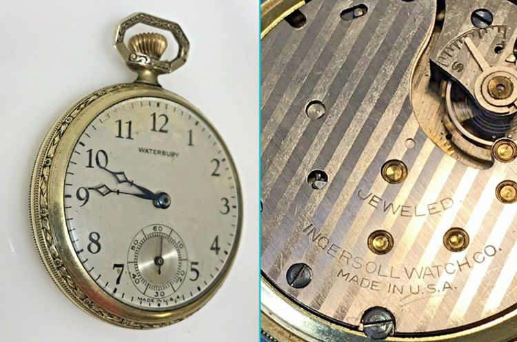 AntiqueVintage WATERBURY INGERSOLL WATCH Co. Pocket Watch