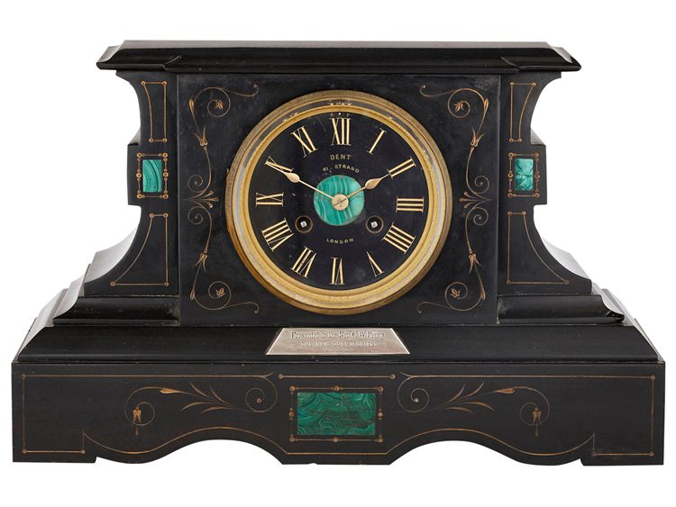 Black Mantel Clock