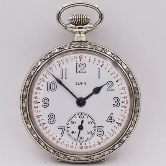 ELGIN MILITARY POCKET WATCH WWII