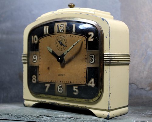 Gilbert Metal Case Wind-Up Alarm Clock