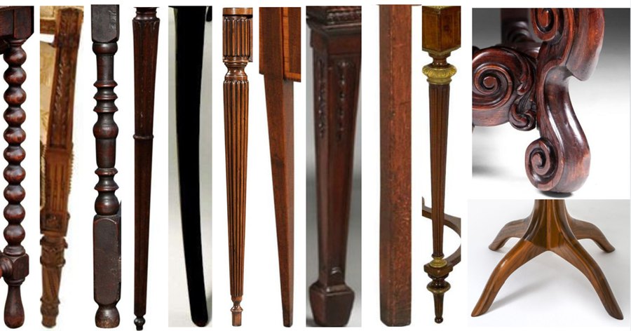 Antique Furniture Leg Styles