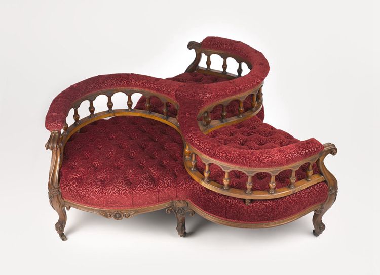 “Indiscret Sofa”, is licensed under CC BY 3.0. Brooklyn Museum collection.