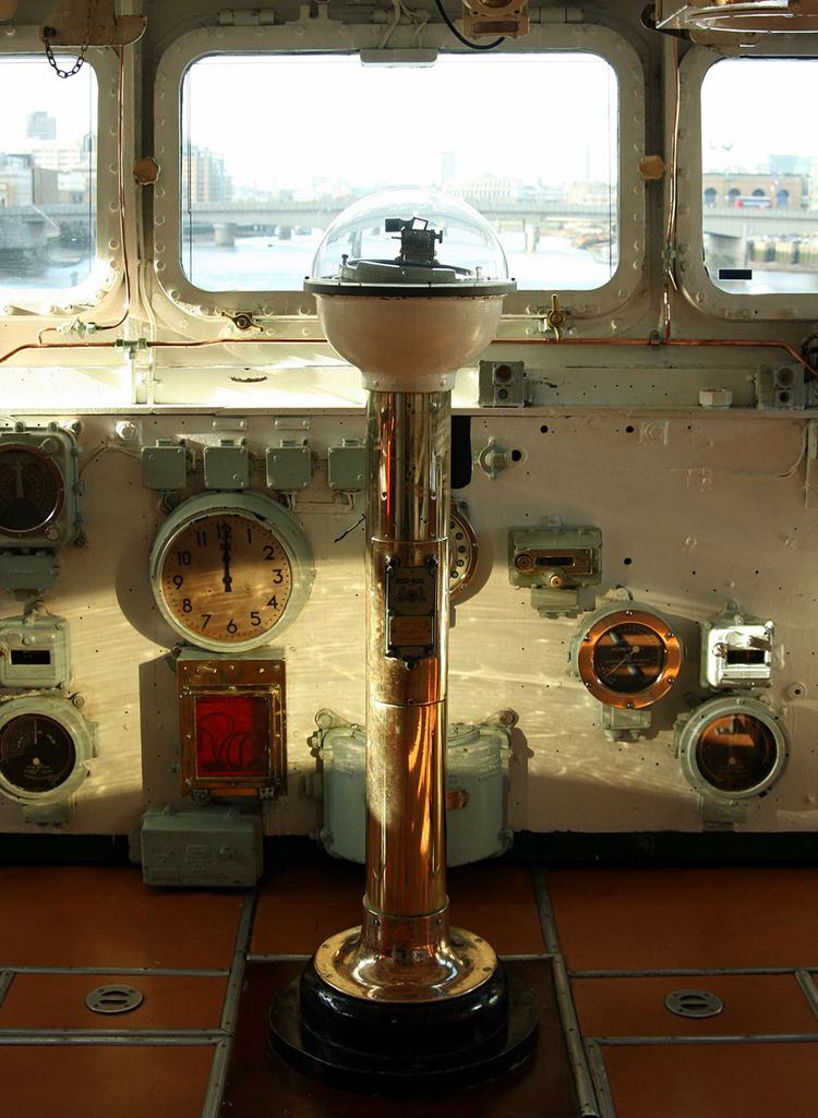 Pelorus aboard HMS Belfast