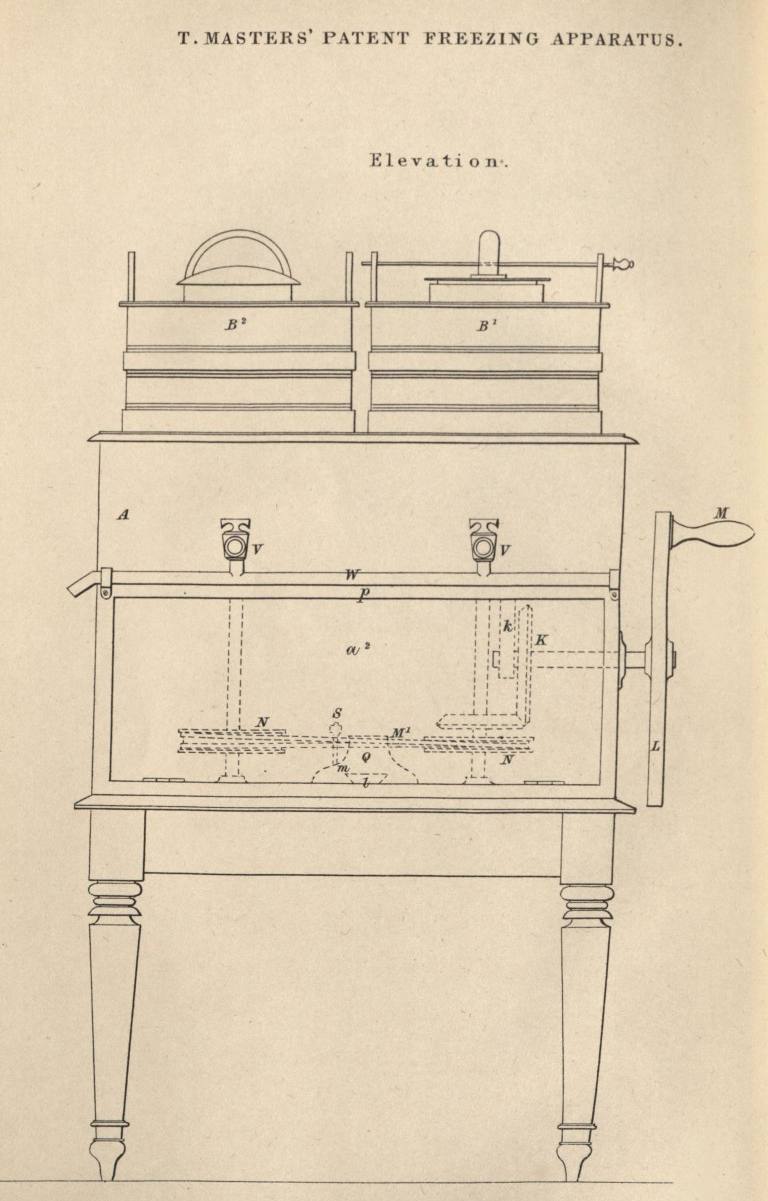 Thomas Masters Creates His Ice Cream Apparatus