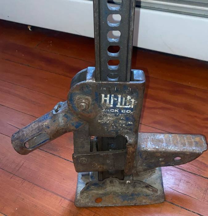 VTG Antique Hi-Lift Jack Industrial Design farm jack, jack-all, railroad jack