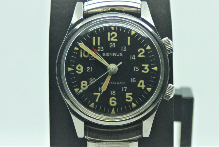 Vintage BENRUS “Bullitt” Alarm Men’s Wristwatch ref. 3021 c.1968