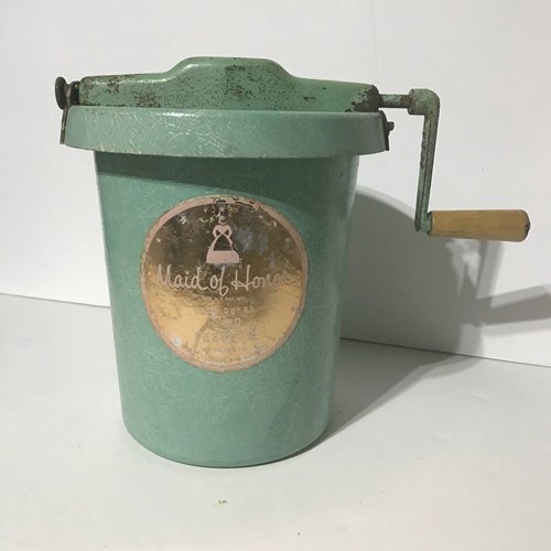 Vintage Maid Of Honor Ice Cream Maker Hand Freezer