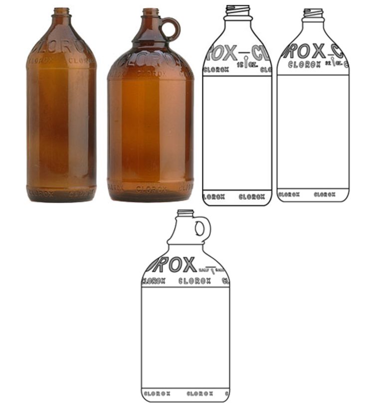 1940-1942 Pint, Quart and Half Gallon Bottles