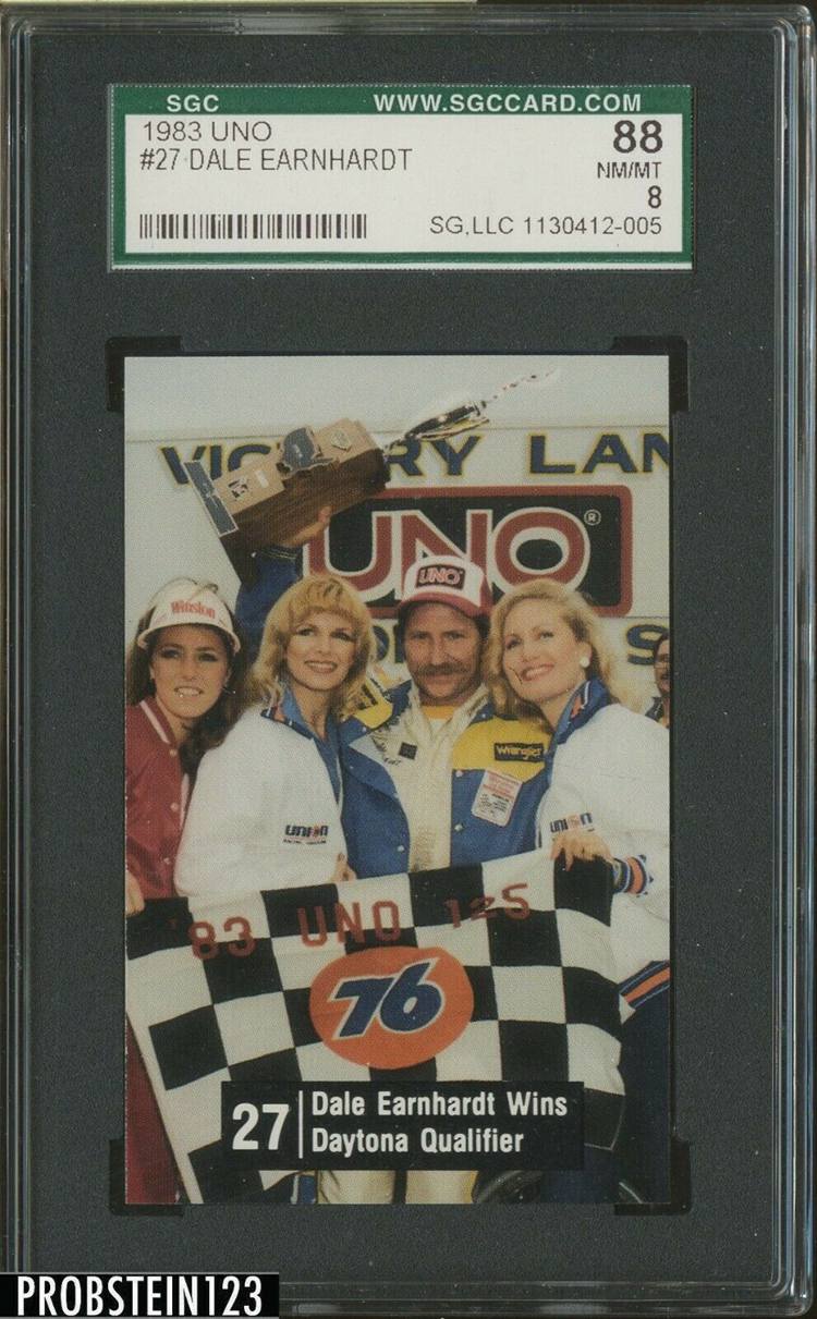 1983 UNO Racing #27 Dale Earnhardt SGC 88 NM-MT 8