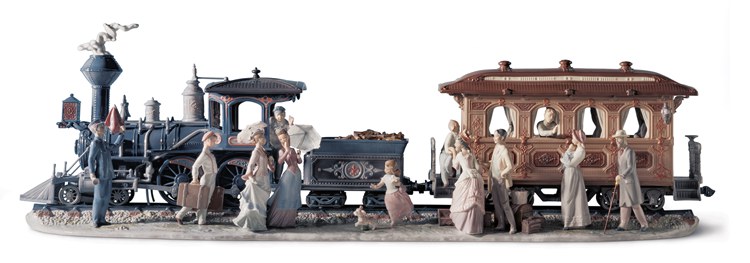 A Grand Adventure Train Sculpture. Limited Edition