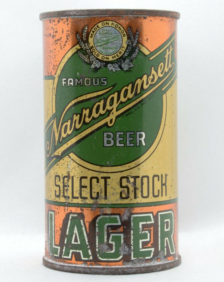 Narragansett Select Stock Beer Can