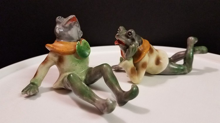Porcelain Frogs