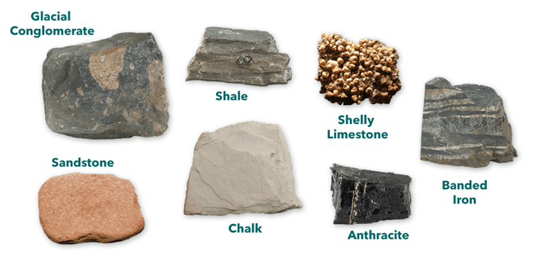 Sedimentary stones