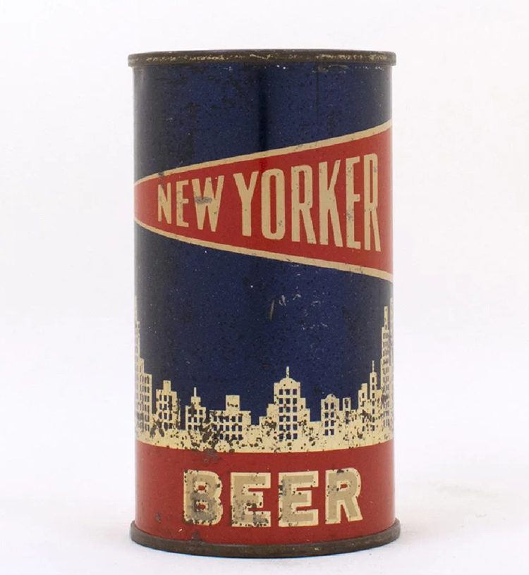 The New Yorker Beer Can