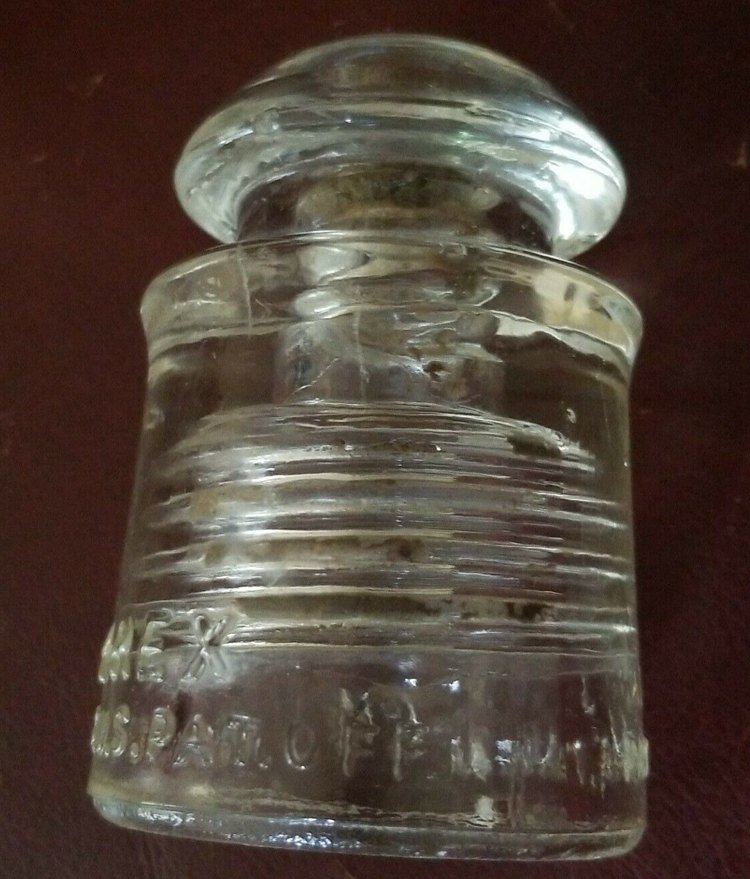 Vintage Corning Pyrex Glass Insulator CD 128