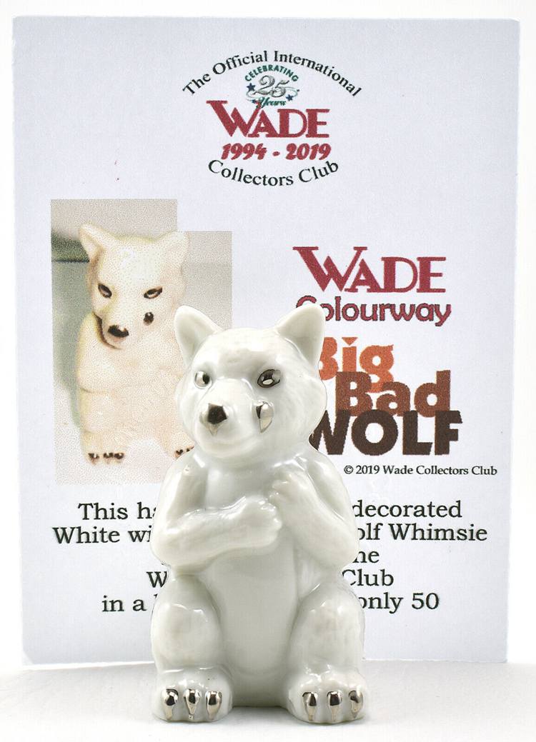 WADE RARE BIG BAD WOLF, WADE COLLECTORS CLUB LE 50, 2019