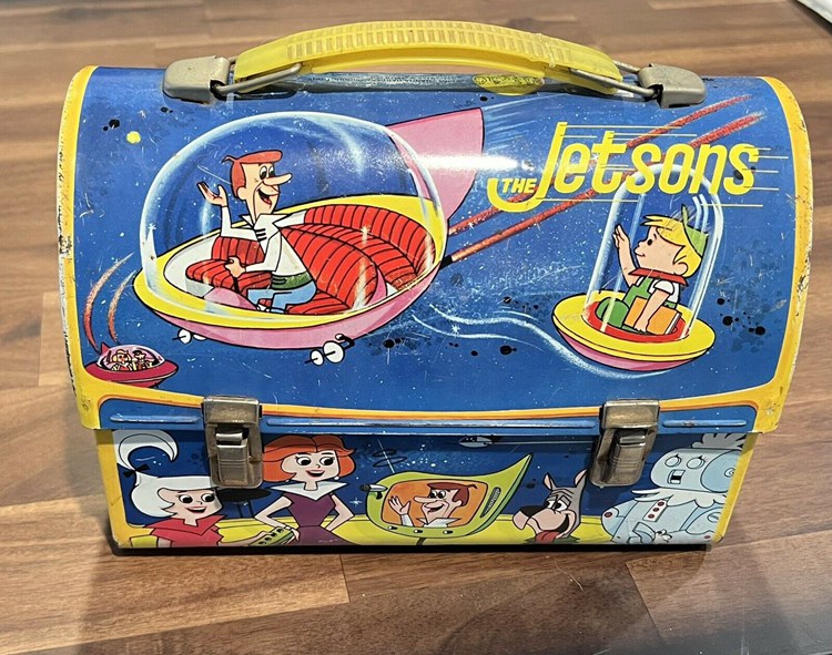 1963 🔥The Jetsons Dome Lid Lunchbox (no Thermos)