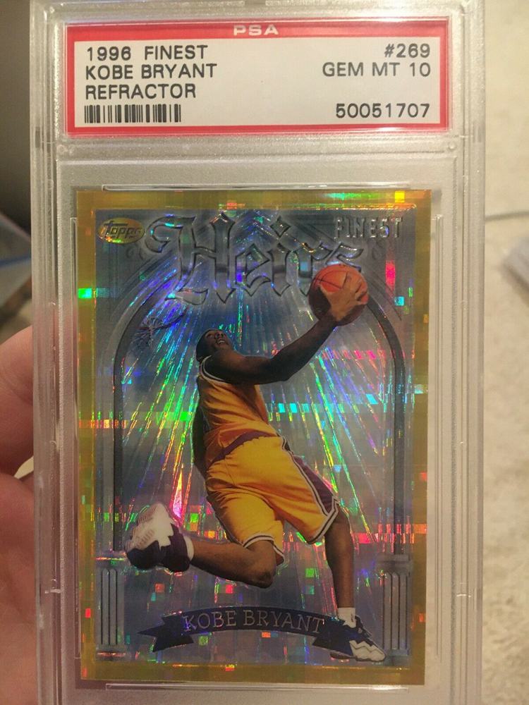 1996 Finest Gold Refractor Kobe Bryant #269 PSA 10