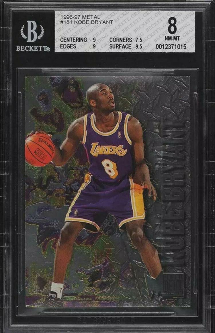 1996 Fleer Metal Universe Kobe Bryant #181 Error Card