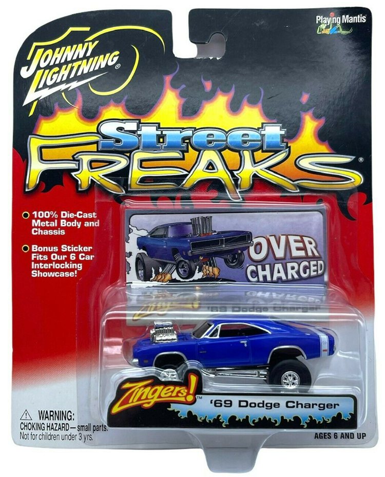 69 Dodge Charger Blue Rubber Tires