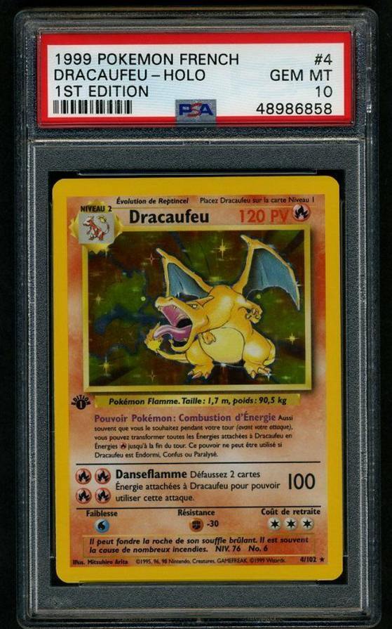 8. Pokémon French First Edition Charizard #4